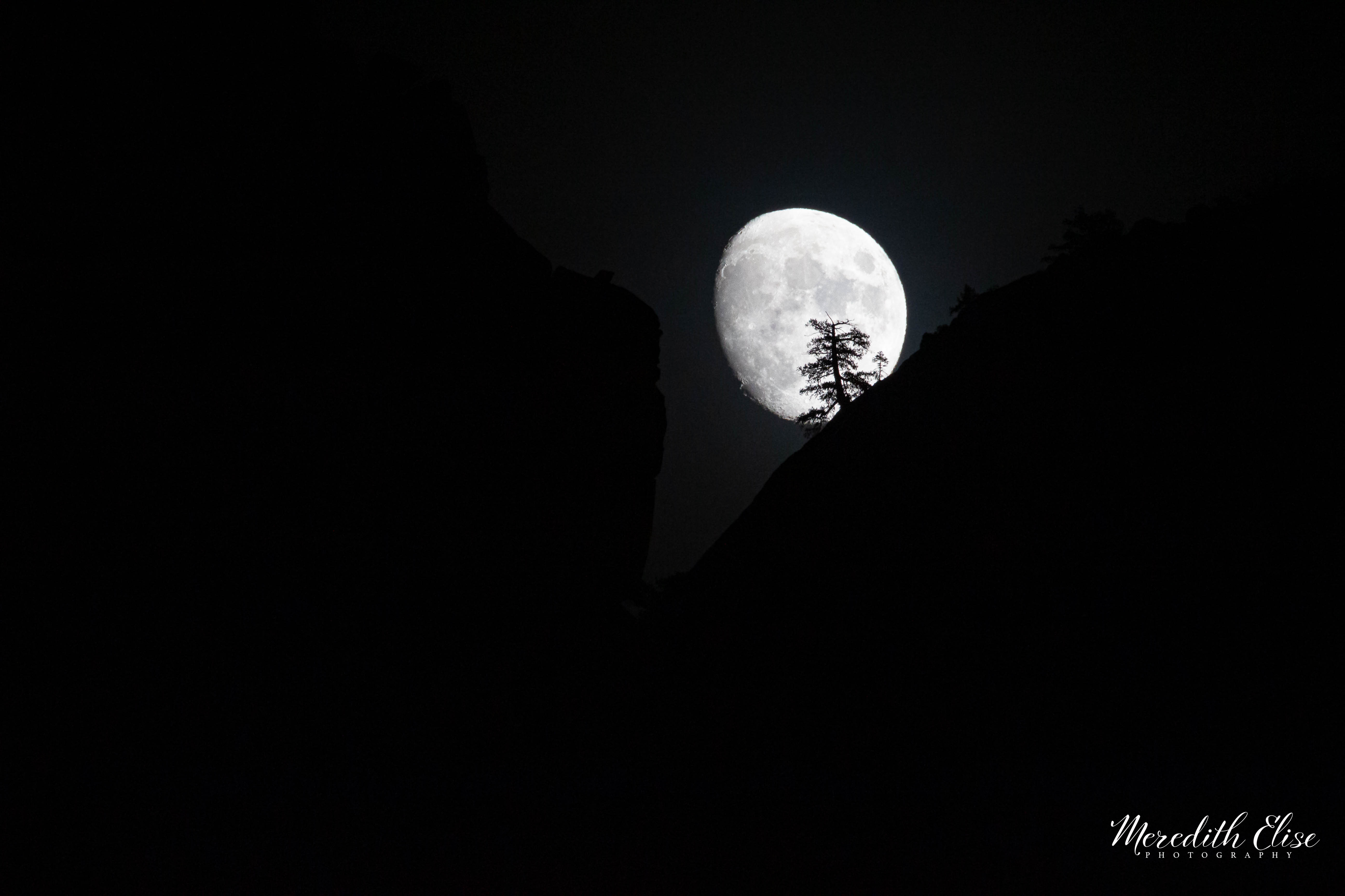 Yosemite Valley Moon Rise